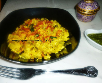 Spicy Couscous with potatoes and nuts (bateta couscous)