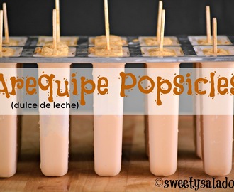 Arequipe (Dulce de Leche) Popsicles