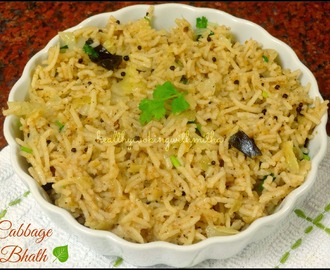 Cabbage Bhath | Flavored Rice from Karnataka