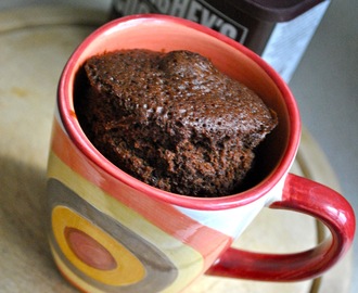 Pastelito de chocolate en taza!                               (Chocolate cake in a cup!) (5 minutos)