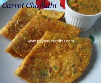 Carrot Chapathi