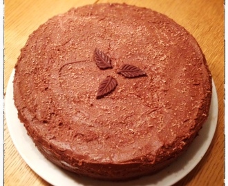 Himmelsk mørk sjokoladekake