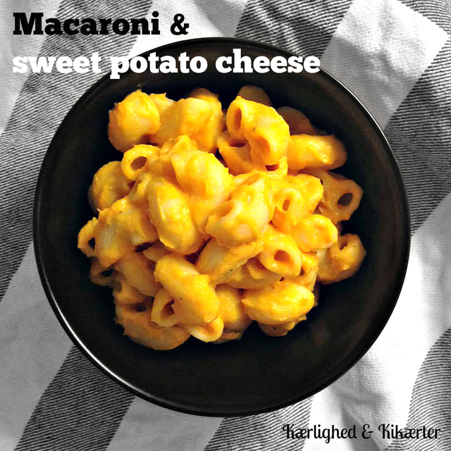 Macaroni & sweet potato cheese