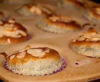 Frozen berry & Almond muffin recipe