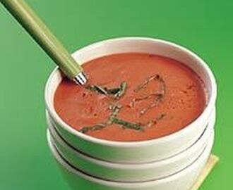 Italiaanse tomatensoep met mascarpone
