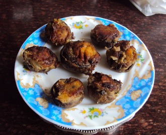 Mushrooms Stuffed with Cottage Cheese