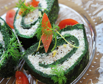 Tunroulade med Spinat