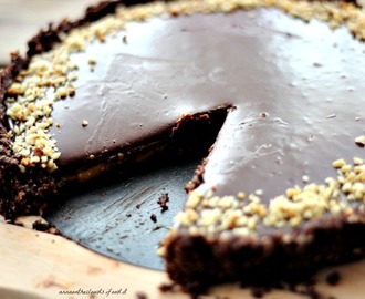 Chocolate caramel tarte: crostata al cioccolato e caramello