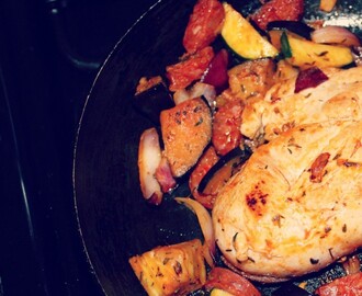 Chicken, Chorizo and Vegetable Supper