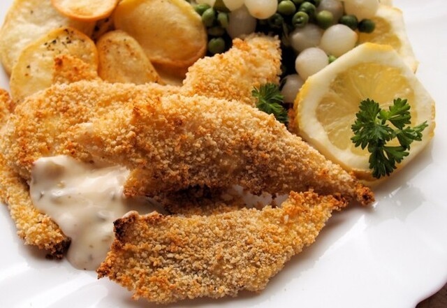 5:2 Diet Meal Plan for Fast Days: Low-Calorie Haddock Goujons with Garlic Panko Crumb (Recipe)