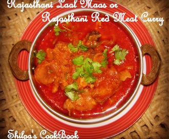 "Rajasthani Laal Maas" or Rajasthani Red Meat Curry