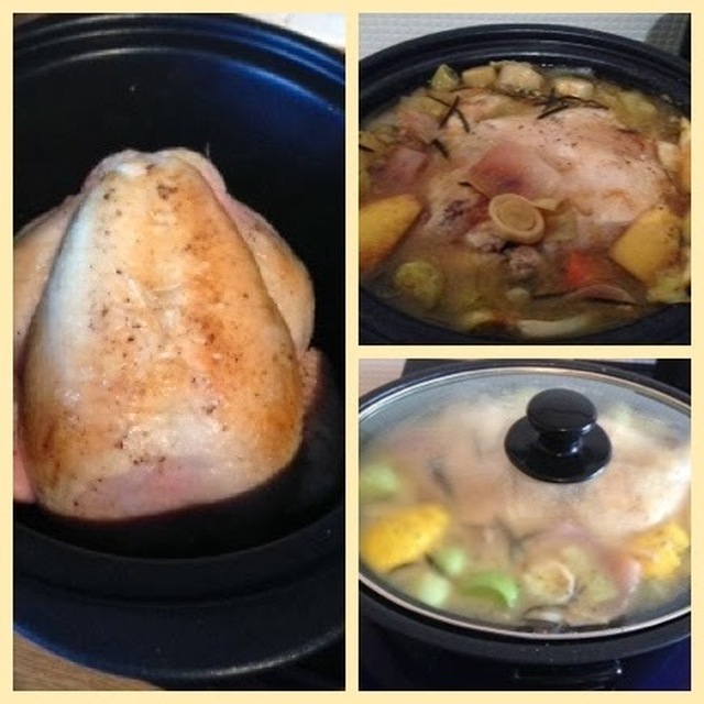 Slow Cooker Recipe - One Pot Roast Chicken With Lemon