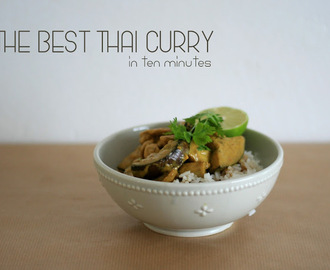 De lekkerste Thaise curry in 10 minuten