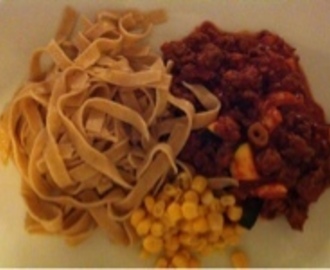 Sunnere variant av pasta og kjøttsaus