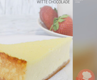 Witte chocolade cheesecake