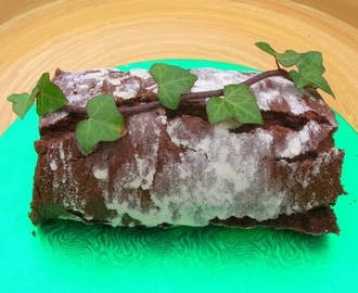 Chocolate Log with a Whipped Dark Boozy Chocolate Ganache - We Should Cocoa #40