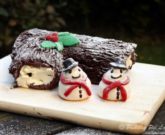 Chocolate Yule Log (with step by step instructions)