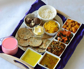 Haryanvi Thali |Simple Haryanvi Lunch Thali