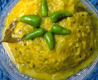 Ash Gourd With Pumpkin Curry/Bengali Chal Kumror Ghanto