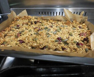 Christmas Flapjack Recipe (low fructose)