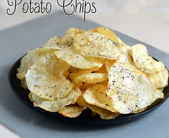 POTATO CHIPS RECIPE-HOW TO MAKE POTATO CHIPS AT HOME