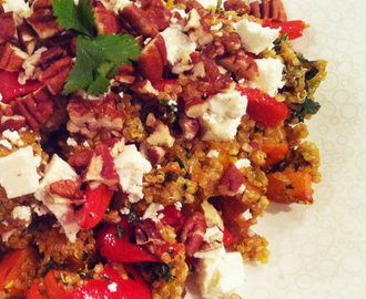 Simpel & gezond: Elke dag quinoa maaltje met feta en pecannootjes