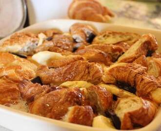 Easy Peasy Chocolate & Banana Croissant Bread & Butter Pudding!