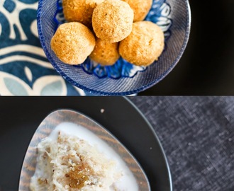 F for Feni (Pheni) Besan Laddu (Shredded Vermicelli Chickpea Flour Ladoo) + 2-minute Feni Payasam Recipe
