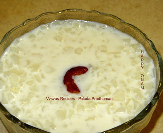 Palada Pradhaman - ONAM RECIPES  - With Step Wise Pictures - Kerala Palada Payasam