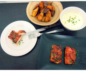 Bacon Wrapped Haddock with Jerusalem Artichokes | You've Got Meal!