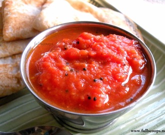 Spicy Tomato Garlic Chutney Recipe