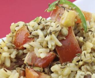 Kitchri: arroz, legumbres y verduras