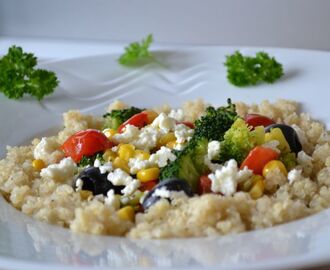 Quinoa so zeleninou a olivami: zdravý obed alebo večera, 30 minút a HOTOVO!