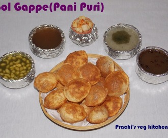 Gol gappe (pani puri) / Homemade gol gappe