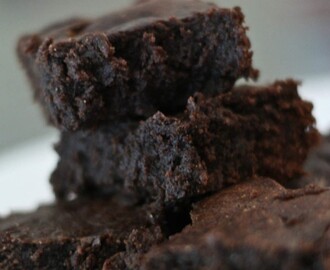 Receta de brownies sin gluten, bajos en calorías y veganos
