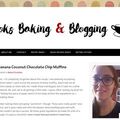 Book's baking and blogging