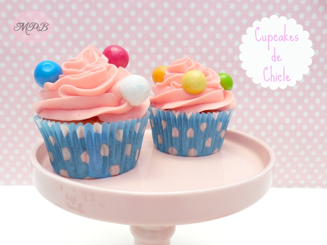 Cupcakes de Chicle