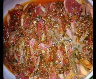Duck Breast with Chimichurri Sauce
