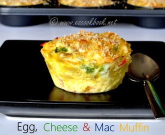 Egg, Cheese & Mac Muffins - Easy Breakfast Muffin Recipe