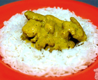 Pollo al curry de cacahuete con arroz aromático | Receta de curry rápida