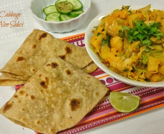 Cabbage Aloo Sabzi | North Indian style Cabbage & Potatoes