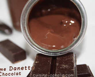 Crème Danette chocolat au vrai gout et pourtant light – 66 kcal seulement