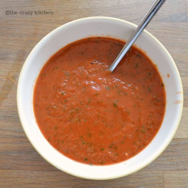 Tomato & Basil Soup {5:2 diet recipe}