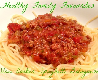Slow Cooker Spaghetti Bolognese – Healthy Family Favourites week 2