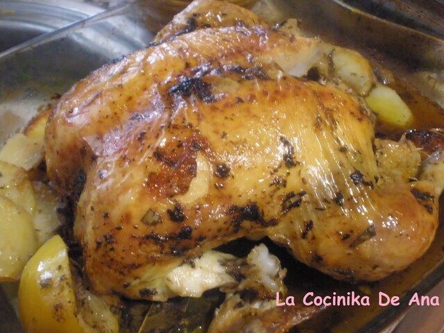 Pollo asado al horno (En bolsa)