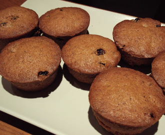 Muffins με σταφίδες