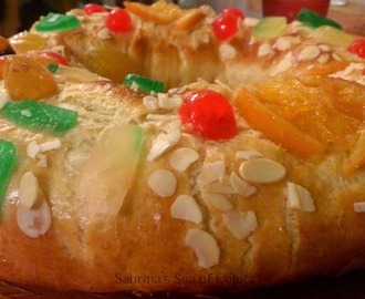 Roscón de Reyes. Domingos Dulces