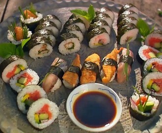 Sushi med svenske råvarer