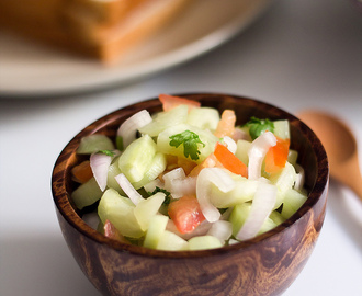 Cucumber Tomato Salad | Easy Salad Recipes | Weight Loss Recipes | Diet Recipes