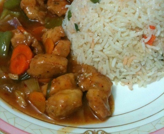 Chicken Manchurian With Fried Rice